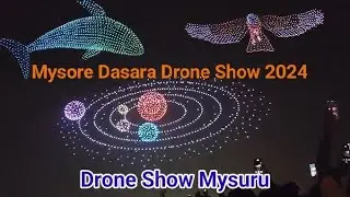 Mysore Dasara  Drone Show | Mysuru Drone Show  | Mysore Dasara Torch Light Show 