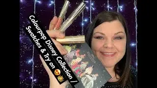 Colourpop Disney Collection / Swatches, Try on & Review