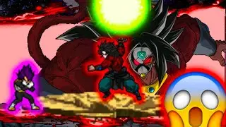 DARK BROLY SSJ4 VS ULTRA EGO VEGETA IN JUMP FORCE MUGEN