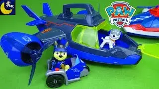 NEW Paw Patrol Mission Paw Air Patroller Toys Air Rescue Chase Marshall Rubble Zuma Rocky Skye Toys