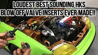 Custom HKS blow off valve inserts