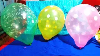 FUN POPING LOT'S OF BALLOONS Part #15 #satisfying #asmr #boom_balloon #balloon #color #fun