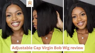 Adjustable Cap Virgin Hair Bob HD Lace Wig | Ft. ILike Hair