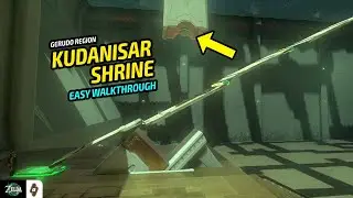 EASY GUIDE: Kudanisar Shrine - Bridging the Sands Puzzle Solution | Tears of the Kingdom Walkthrough