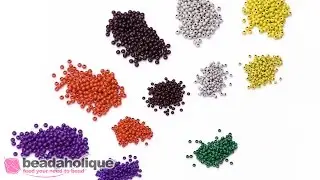 Show & Tell: Colored Metal Seed Beads