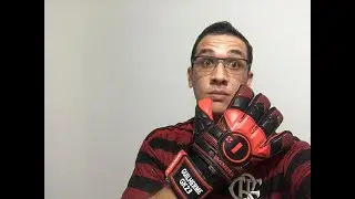 LUVA DE GOLEIRO PROFISSIONAL N1 GOALKEEPER HORUS ELITE RED - UNBOXING + PRIMEIRAS IMPRESS&Otilde;ES...