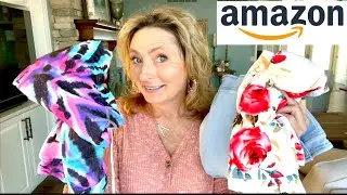 AMAZON CLOTHING HAUL & TRY ON: More great Spring Clothing // Over 50 // Bentley is back 🐶