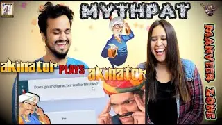 AKINATOR PLAYS AKINATOR || @Mythpat || INDIAN REACTION