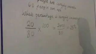 Math Calculations & Conversions : Finding a Percentage of 2 Numbers