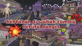 🧟‍♀️Bertahan di wabah zombie 😵👻 drama#minecraft#kawaiiworldhouse#kawaiworld#kawaiworld2023 