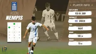 Iason Nempis &bull; ST / LW ► Highlights (Greece National Team U17)