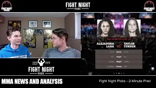 Bellator 225: Alejandra Lara vs. Taylor Turner 2-Minute Prediction