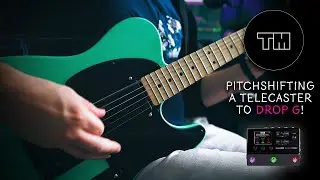 Pitchshifting a Telecaster to Drop G! | Djent | Line 6 HX Stomp Tone (Free Download)