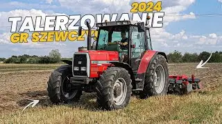 ✓Talerzowanie Po Jęczmieniu 2024✓Massey Ferguson 6180✓JM Agro ✓Gospodarstwo Rolne Szewczyk