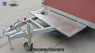26ft Fast Food Truck For A Customer From Belgium