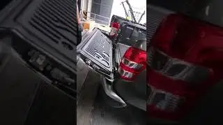 Mitsubishi Triton ProLift Tailgate Assist in action