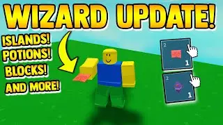 *NEW* WIZARD UPDATE!!🧙(new island) | Roblox Skyblock/Islands