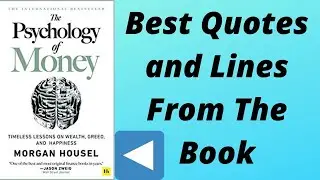 Best Quotes from The Psychology of Money I Morgan Housel #money #quotes