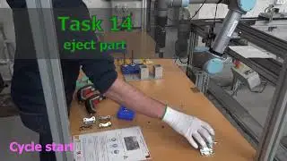Human/robot collaboration for assembly process