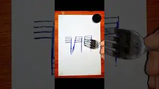 Allah Name Calligraphy with Spoon 😍 | Satisfying Islamic Art #Shorts