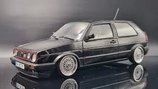 Golf 2 GTi 16V 1989 1:18 BBS RS Felgen in 17 Zoll #diecast #118