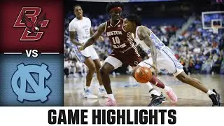 Boston College vs. North Carolina 2023 New York Life ACC Men's Basketball Tournament Highlights