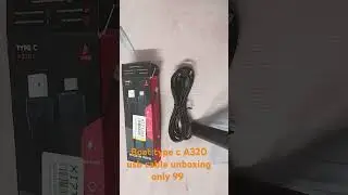 Boat type c A320 black usb cabe fast charging support and 1.5 m wire length # only 99 me #Buy link