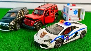 Unbelievable Toy Car Police Chase Ends in a Shocking Crash!