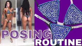 NPC Bikini posing video featuring the Dallas Rae way