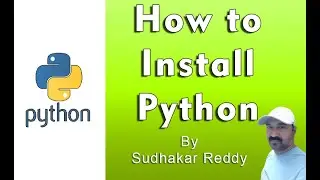 How to install python software in windows