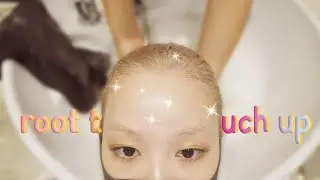 ✩ vlog? root touch up day ✩