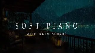 Steady Rain Sounds in a Dark Porch 🌧️ (No Ads) Calm Relaxing Ambience for Deep Sleep & Focus
