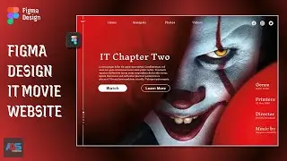 Figma Horror Website Design &ndash; Inspired by Stephen King&rsquo;s IT | IT Movie Website Design in Figma