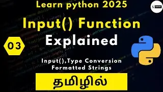 input() and Formatted Strings in Python! | 03 | Twebi Tech #twebi #python #pythontutorials
