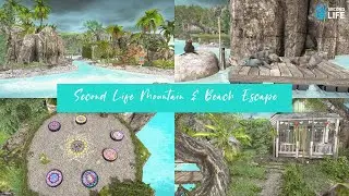 Mountain Beach Retreat: Second Life Building & Landscaping