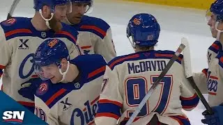 Oilers' Connor McDavid Extends His Point Streak To 19 Games Off Zach Hyman's Redirect