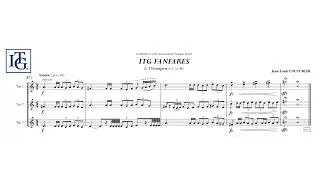 Jean-Louis Couturier (*1963) - Fanfare #1 - from ITG Fanfares for 3 trumpets