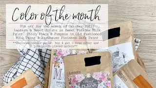 Sweet Pickins/Old Fashioned Milk Paint Color of the Month- October!
