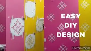 Design Your Wall In 10 Minute| Easy Wall Design| North Star