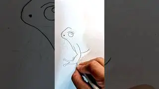 Short0083 #rana #dardo #animal #dibujo #drawing #animals #frog #toad #sapo #anfibio #amphibia #short