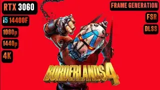 Borderlands 4 RTX 3060 FPS TEST | Borderlands 4 RTX 3060 & i5 14400F Benchmark