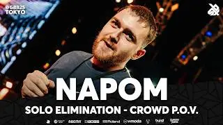 NaPoM 🇺🇸 | (Crowd POV) GBB25: World League | Solo Elimination