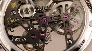 AGELOCER Double-sided Hollow Flying Tourbillon Watch 9001A1| Fully Transparent Sapphire Case