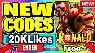 ALL NEW *SECRET* CODES! ☠️PART 2 UPDATE☠️ Roblox Ronald