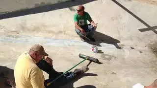 Ask the Pool Guy - the most interesting day of pool building! It's always scraping the hardbottom...