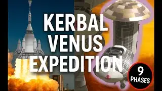 Crewed Mission To The Venusian Surface- Rss/Ro/Kerbalism #kerbalspaceprogram  #venus #ksp