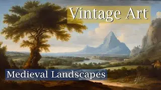 Medieval Beauty: Captivating Oil Paintings of Ancient Landscapes - 4k -No Sound