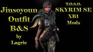 Skyrim Mods XB1 Jinsoyoun Outfit B&S by Lagrie Female Sexy Armor