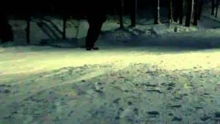 Andrey's telemarking at Chylkovo, Moscow Region