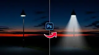 Step By Step Create Realistic Light effect in Photoshop | Photoshop Tutorial